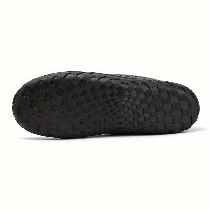 Cozy Comfort - Men's Warm Sheep's Wool Loafers for Winter Home Use 5