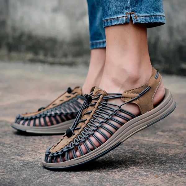 WOVENSTEP – Men's Lightweight Summer Sandals with Flexible Comfort Fit