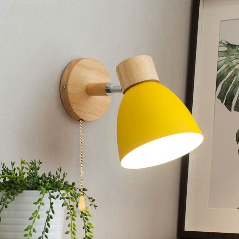 Yadiel Wall Light - modern wooden wall lamp in the Nordic style 1