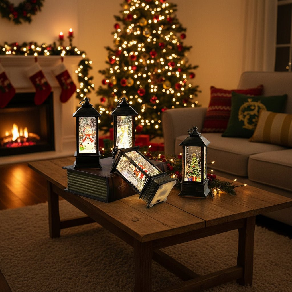RETROLIGHT – Vintage Holiday Lantern with Warm Glow & Timer Function 1