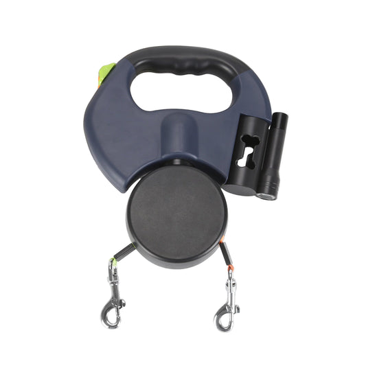  Propet Duo - roller leash for two dogs with integrated flashlight-6
