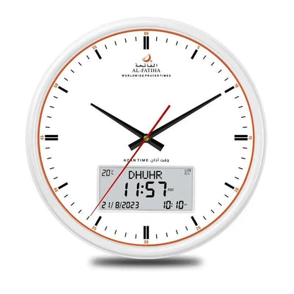 Orologio da preghiera Zamora Time - Orari di preghiera globali automatici con allarme Azan e design elegante