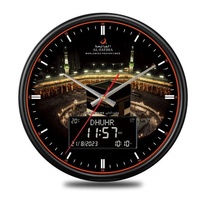 Orologio da preghiera Zamora Time - Orari di preghiera globali automatici con allarme Azan e design elegante