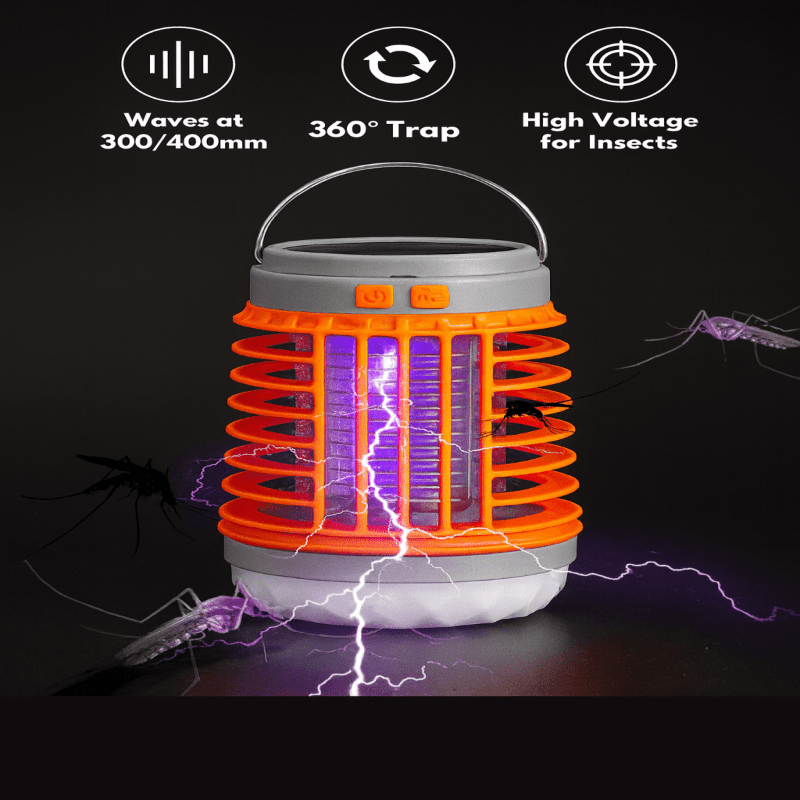 BUGDOME – 2-in-1 Solar Mosquito Killer Lamp & Outdoor Lantern 8