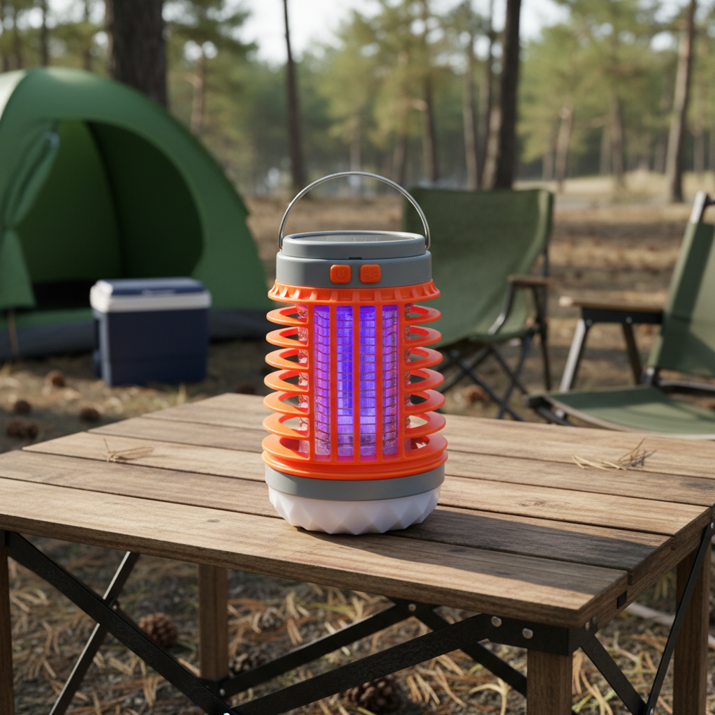 BUGDOME – 2-in-1 Solar Mosquito Killer Lamp & Outdoor Lantern 0