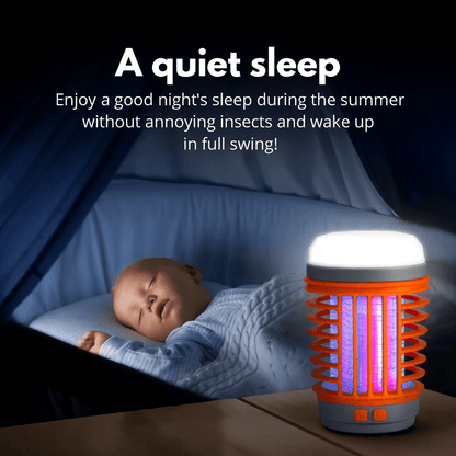 LumoShield - 2-in-1 Zonne Muggenlamp & Campinglamp met UV-technologie