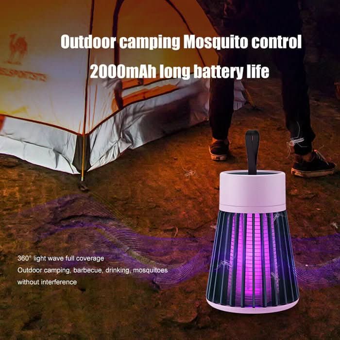 LumiGuard Kannettava Hyttysten Tappaja Lamppu | Hiljainen UV-hyönteismyrkky sisä- ja ulkosuojaukseen