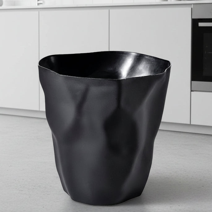 MODERNAIR – Stylish Irregular Trash Can with Minimalist Space-Saving Design 0