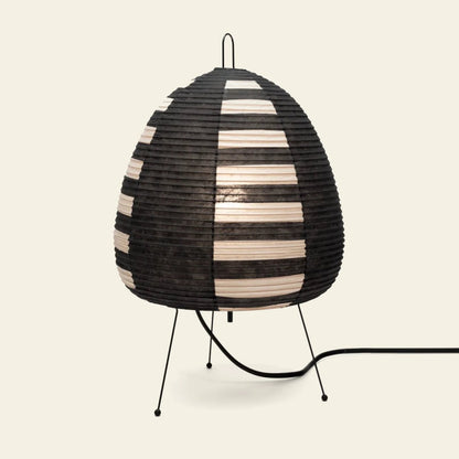 Zenora – Lampada da tavolo in carta di riso dal design giapponese wabi-sabi