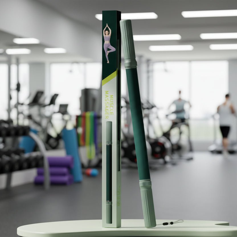 DEEPZEN – Premium Yoga Stick Muscle Massage Roller for Deep Tissue Relief 0