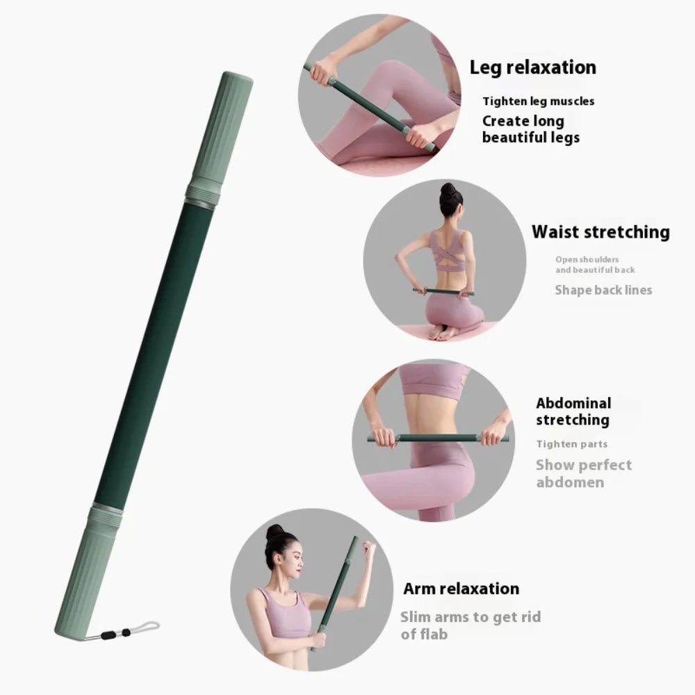 DEEPZEN – Premium Yoga Stick Muscle Massage Roller for Deep Tissue Relief 5