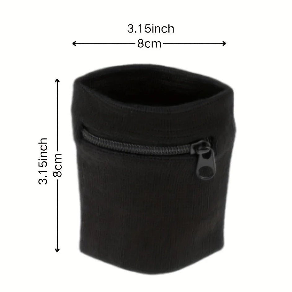 WRISTSAFE  – Zipper Wristbands with Concealed Pocket for Active Workouts 5