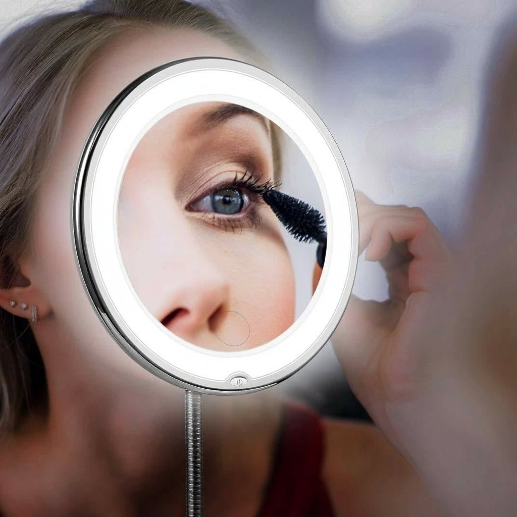 CLARIVIEW – LED Makeup Mirror with Ultra-Bright Lights & 10x Zoom 1