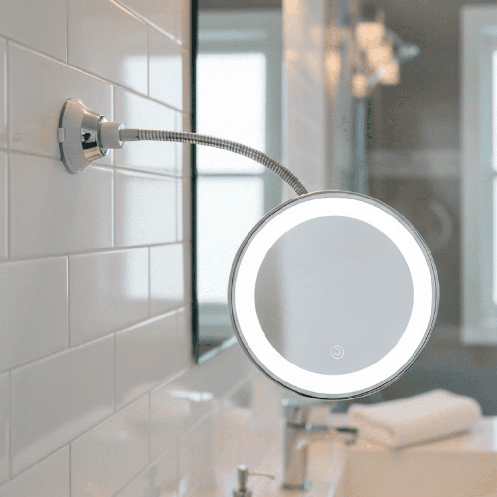 CLARIVIEW – LED Makeup Mirror with Ultra-Bright Lights & 10x Zoom 0