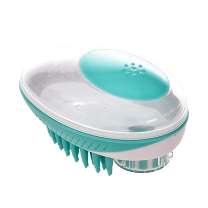 Zorropet-2-in-1 soap dispenser & massage brush for dogs-5